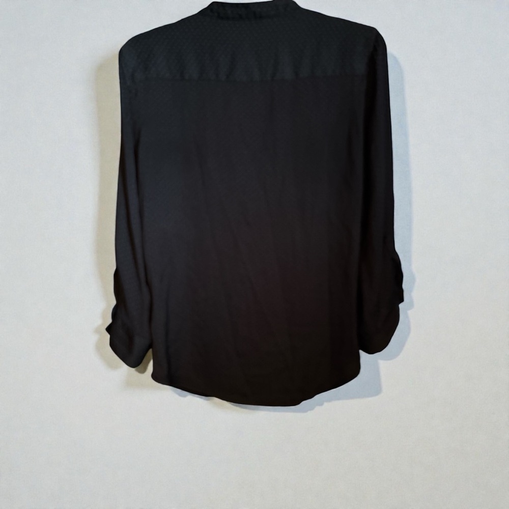 Zara Black Button-Up Blouse - Picture 2 of 2